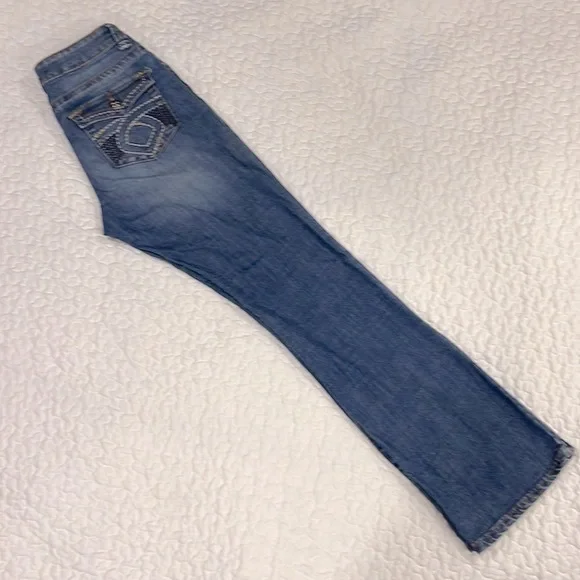 Lee Platinum label mid-rise boot cut jeans 8 med - Picture 2 of 7
